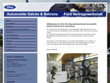 Tablet Screenshot of gaetcke-behrens.de